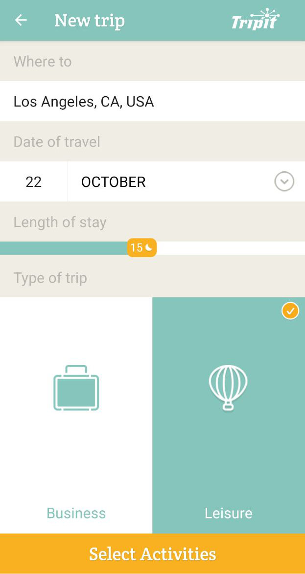 trip list app ios